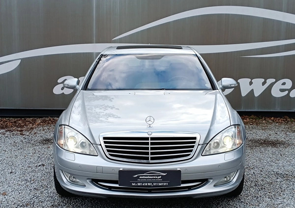 Mercedes-Benz Klasa S cena 84999 przebieg: 37900, rok produkcji 2006 z Nowe Warpno małe 301